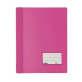 Gyorsfűző PVC Durable Duralux A/4  rózsaszín