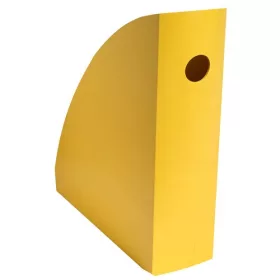   Iratpapucs műanyag Exacompta Bee Blue A/4+ 11 cm gerinccel sáfránysárga