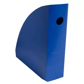   Iratpapucs műanyag Exacompta Bee Blue A/4+ 11 cm gerinccel tengerészkék