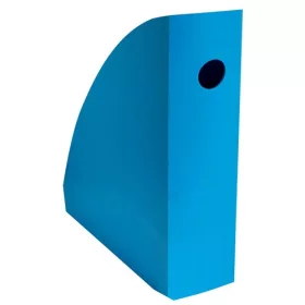   Iratpapucs műanyag Exacompta Bee Blue A/4+ 11 cm gerinccel türkizkék