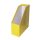 Iratpapucs karton merev falú pd A/4 9 cm gerinccel fóliás citromsárga