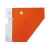 Iratpapucs karton összehajtható pd A/4 10 cm gerinccel karton narancssárga