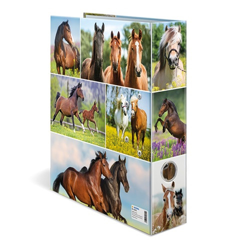 Iratrendező Herma A/4 70 mm gerinccel Lovak