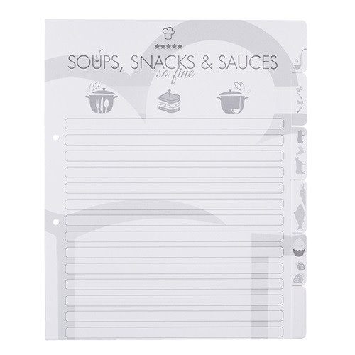 Iratrendező Herma A/4 70 mm gerinccel receptekhez Cooking with Love