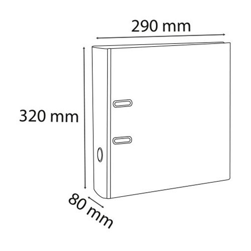 Iratrendező Exacompta Autentik Prem'Touch A/4 80 mm gerinccel vegyes színek
