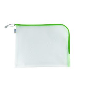   Irattartó tasak Herma A4+ 36x28 cm, univerzális, zippes zöld