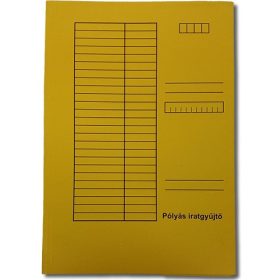 Pólyás iratgyűjtő pd A/4 citromsárga