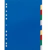 Elválasztólap PP Durable A/4 10 részes színes