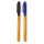 Golyóstoll Cello Tri-Grip sárga tolltest 0,7 mm kék eldobható