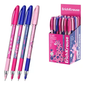   Golyóstoll ErichKrause Pinna Kotta 1.0 mm kék eldobható vegyes színek