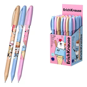   Golyóstoll ErichKrause Yummy 1.0 mm kék eldobható vegyes színek