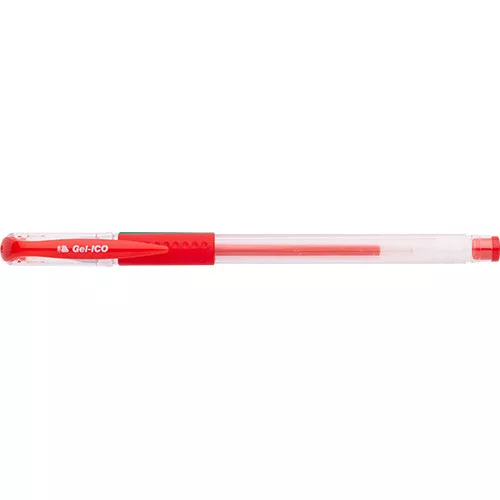Zselés toll Gel-Ico D12 0,5 mm piros  -i
