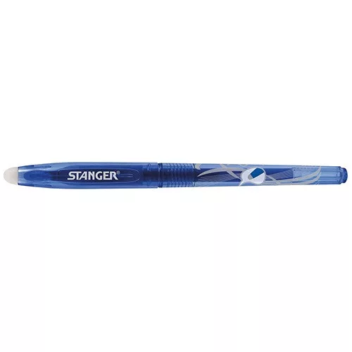 Zselés toll Stanger radírozható 0,7 mm Softgrip fekete