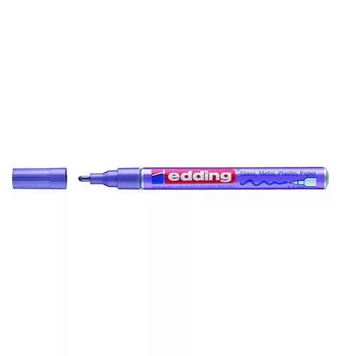 Lakkmarker Edding 751 metállila
