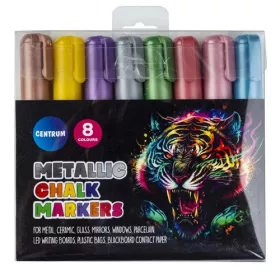 Krétamarker 8 db-os készlet Metál Centrum színes 3-5mm