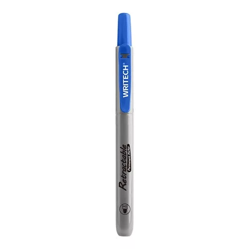 Marker Writech Click permanent kék