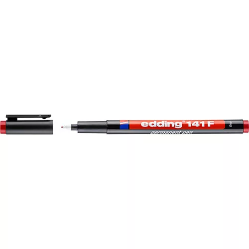 Marker Edding 141 F OHP permanent piros