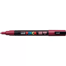 Marker Uni dekor Posca PC-3M Vörösbor 0,9-1,3 mm
