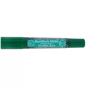 Marker Stanger M260 permanent zöld, kétvégű