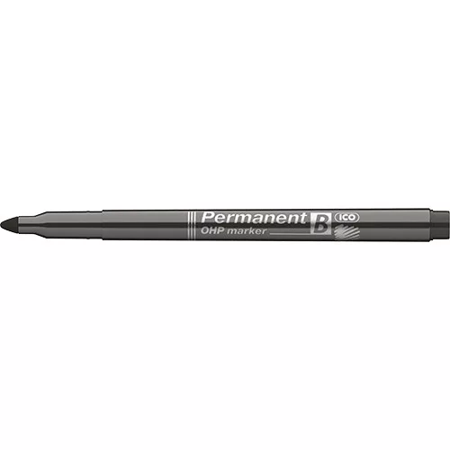 Marker Ico OHP permanent B fekete