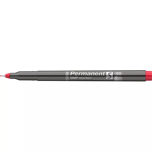 Marker Ico OHP permanent S piros