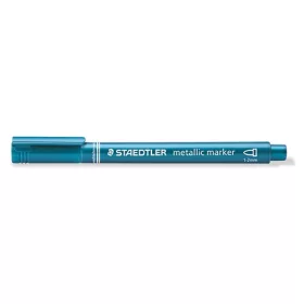 Marker Staedtler dekor 1-2 mm kerek hegyű metálkék