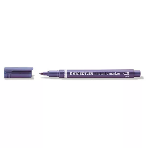 Marker Staedtler dekor 1-2 mm kerek hegyű metál lila
