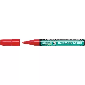 Táblamarker Stanger BM300 kerek 1-3 mm piros