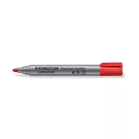 Táblamarker Staedtler Lumocolor flipchart kerek piros