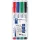 Táblamarker Staedtler Lumocolor Compact kerek 4 db-os klt. (piros, kék, zöld, fekete)