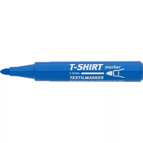 Textilmarker Ico T-Shirt kék