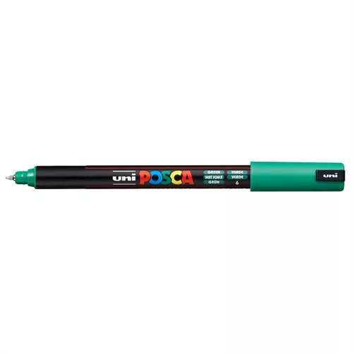 Marker Uni dekor Posca PC-1MR zöld 0,7 mm
