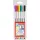 Ecsetfilc Stabilo Pen 68 brush 6 db-os klt. (tengerkék, világoszöld, fűzöld, türkizkék, barna, fekete)
