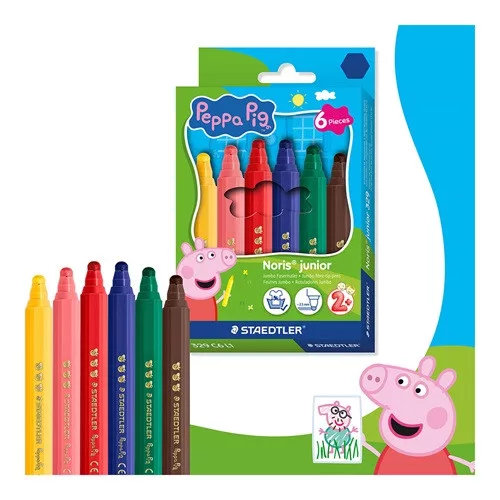 Rostirón Staedtler Noris Junior Peppa 6 db-os klt. Jumbo