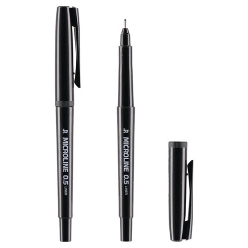 Tűfilc Junior Microline 0,5 mm fekete