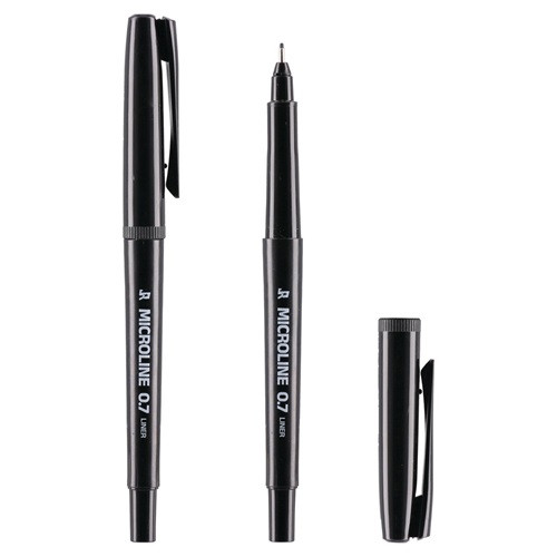 Tűfilc Junior Microline 0,7 mm fekete