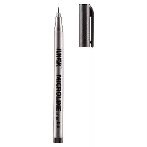 Tűfilc Junior Microline 0,8 mm fekete (új)