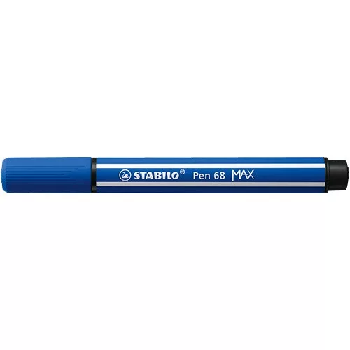 Rostirón Stabilo Pen 68 MAX prémium vágott heggyel matrózkék
