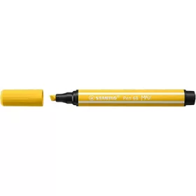 Rostirón Stabilo Pen 68 MAX prémium vágott heggyel sárga