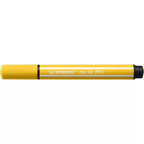 Rostirón Stabilo Pen 68 MAX prémium vágott heggyel sárga