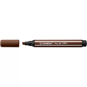 Rostirón Stabilo Pen 68 MAX prémium vágott heggyel barna