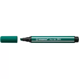   Rostirón Stabilo Pen 68 MAX prémium vágott heggyel türkizzöld