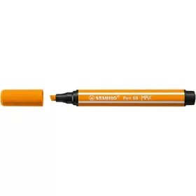   Rostirón Stabilo Pen 68 MAX prémium vágott heggyel narancs