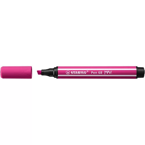 Rostirón Stabilo Pen 68 MAX prémium vágott heggyel pink