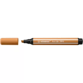   Rostirón Stabilo Pen 68 MAX prémium  vágott heggyel okkersárga