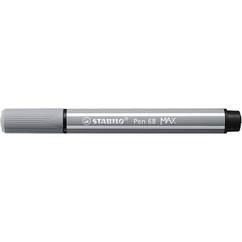 Rostirón Stabilo Pen 68 MAX prémium vágott heggyel középszürke