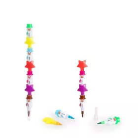   Tolóbetétes ceruza Trendhaus Magic Moments hóember csillaggal 5 színű