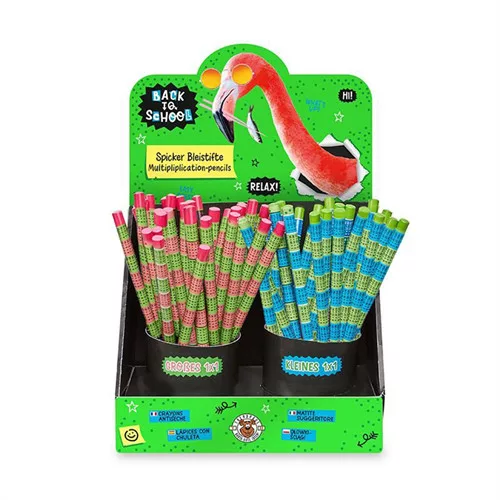 Grafitirón Trendhaus szorzótáblás neon színek, 2 féle