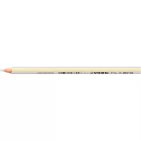 Színes ceruza Stabilo Trio vastag háromszög alakú fehér