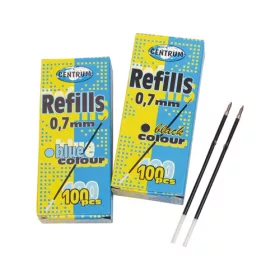   Golyóstoll betét Centrum 0,7 mm kék/Motive, Aqua, Caramel, Rainbow/